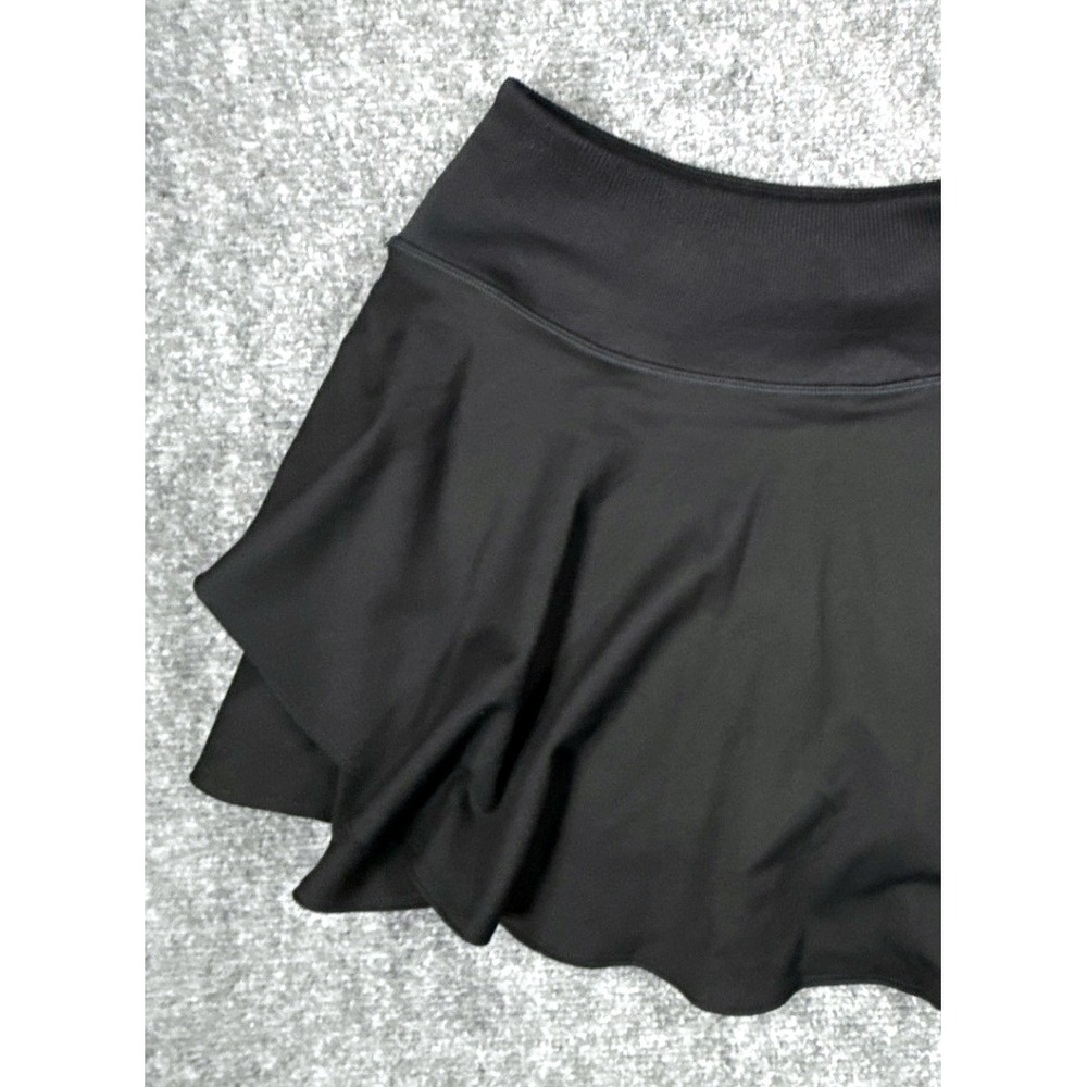 Rhoback Womens Size Medium Black Tiered Ruffle Active Golf Tennis Skort - Picture 13 of 14
